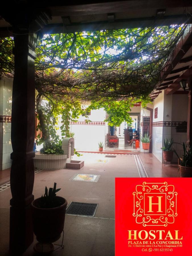 Hostal Plaza De La Concordia Hotel Santa Cruz de La Sierra Eksteriør billede