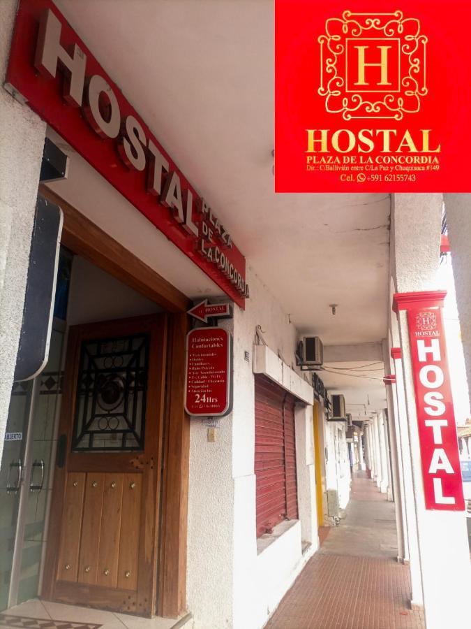 Hostal Plaza De La Concordia Hotel Santa Cruz de La Sierra Eksteriør billede